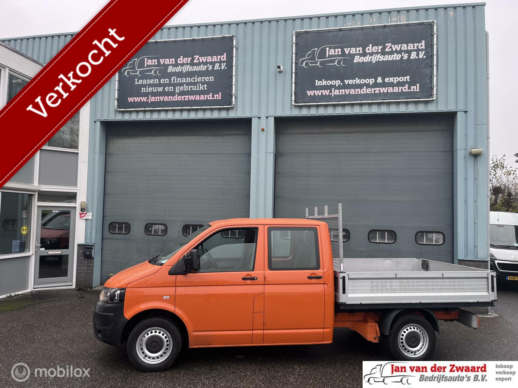 Foto van Volkswagen Transporter open laadbak