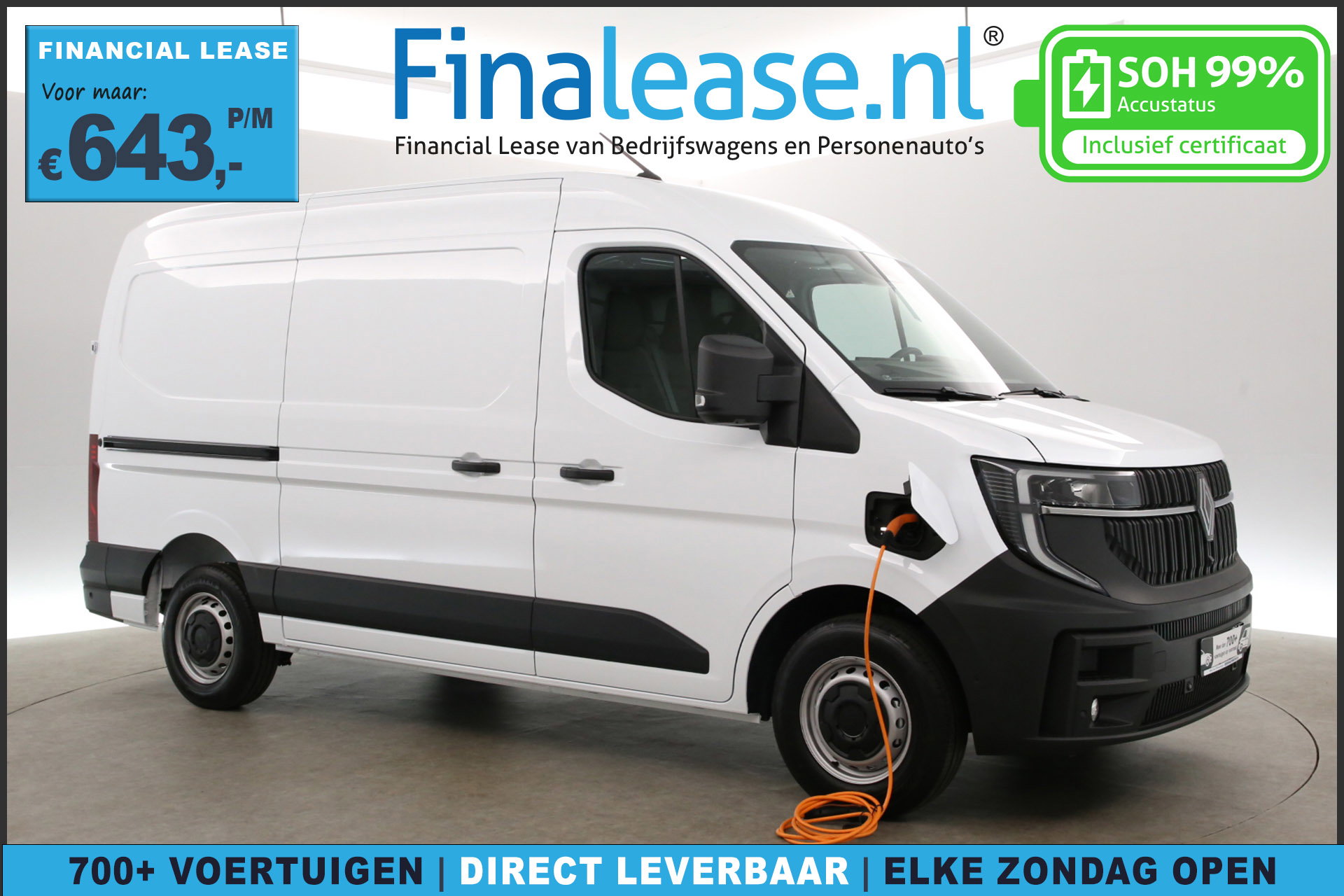 Renault Master E-Tech 3.5t Long Range 87 kWh L2H2