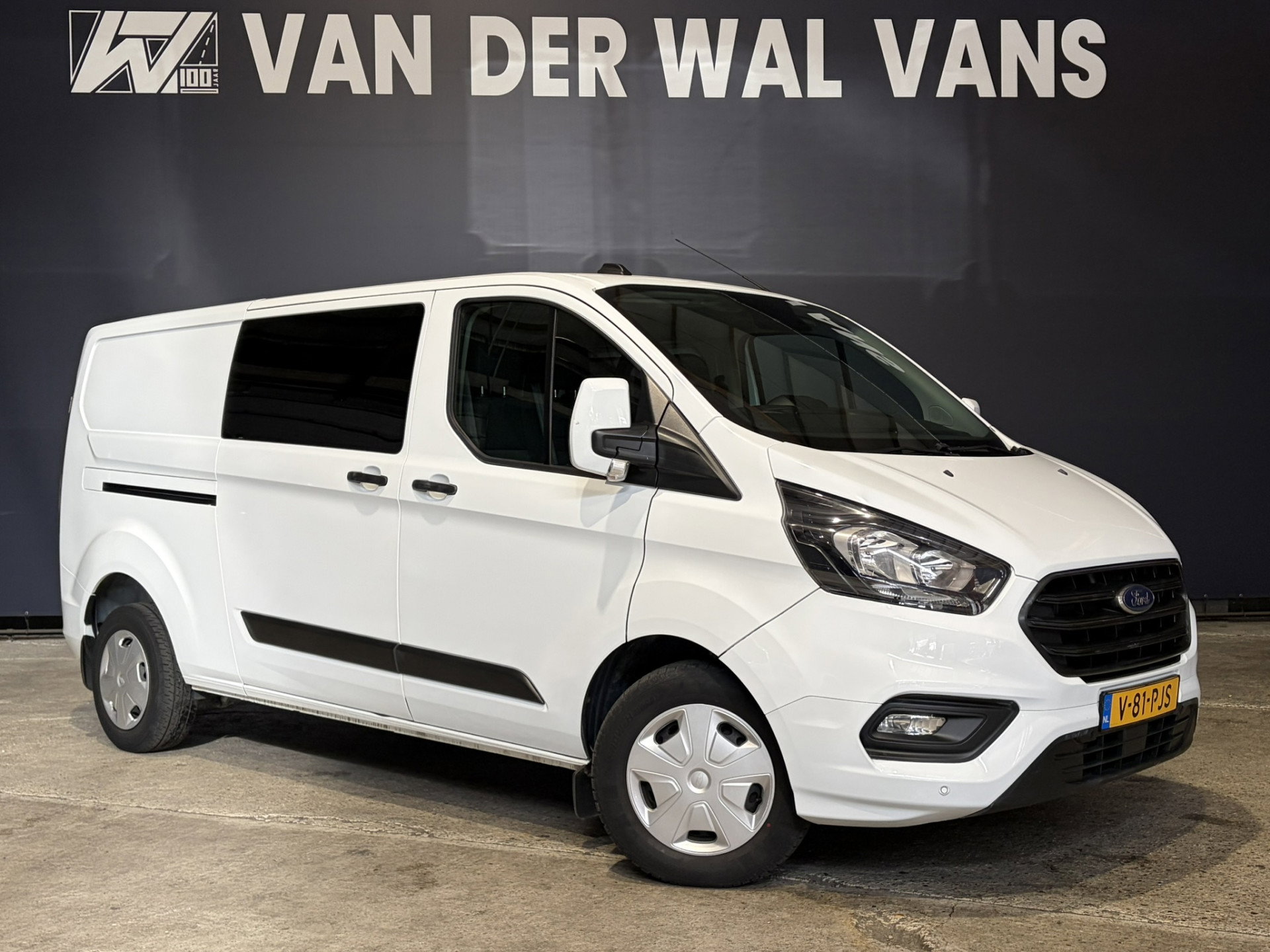 Ford Transit Custom 2.0 TDCI 131pk L2H1 Dubbele Cabine Euro6 Airco | 6-Zits | Cruisecontrol | Trekhaak