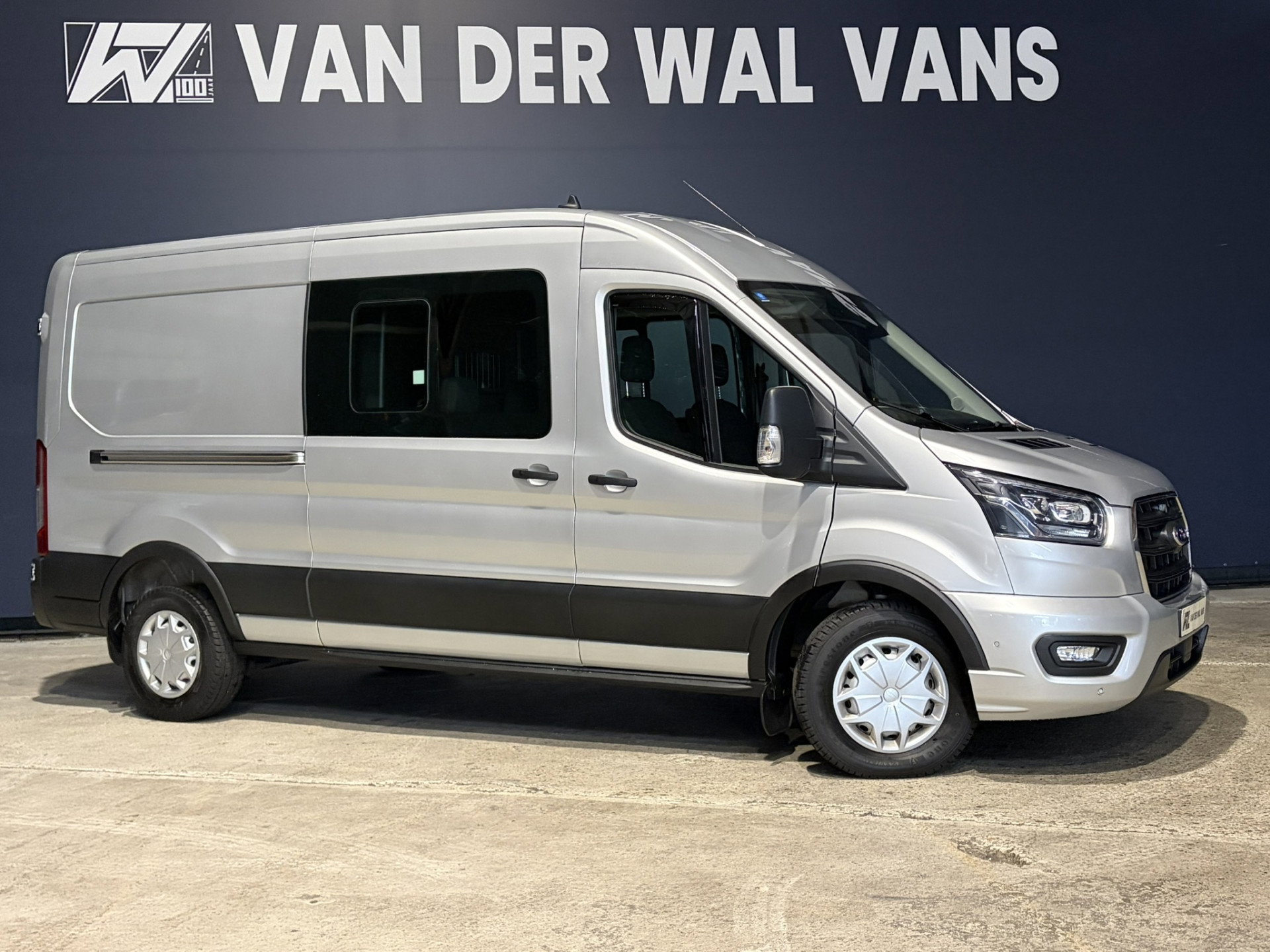 Ford Transit 2.0 TDCI 185pk L3H2 Dubbele Cabine Euro6 Airco | 5-Zits | Camera | Navigatie | Apple Carplay | LED | Xenon
