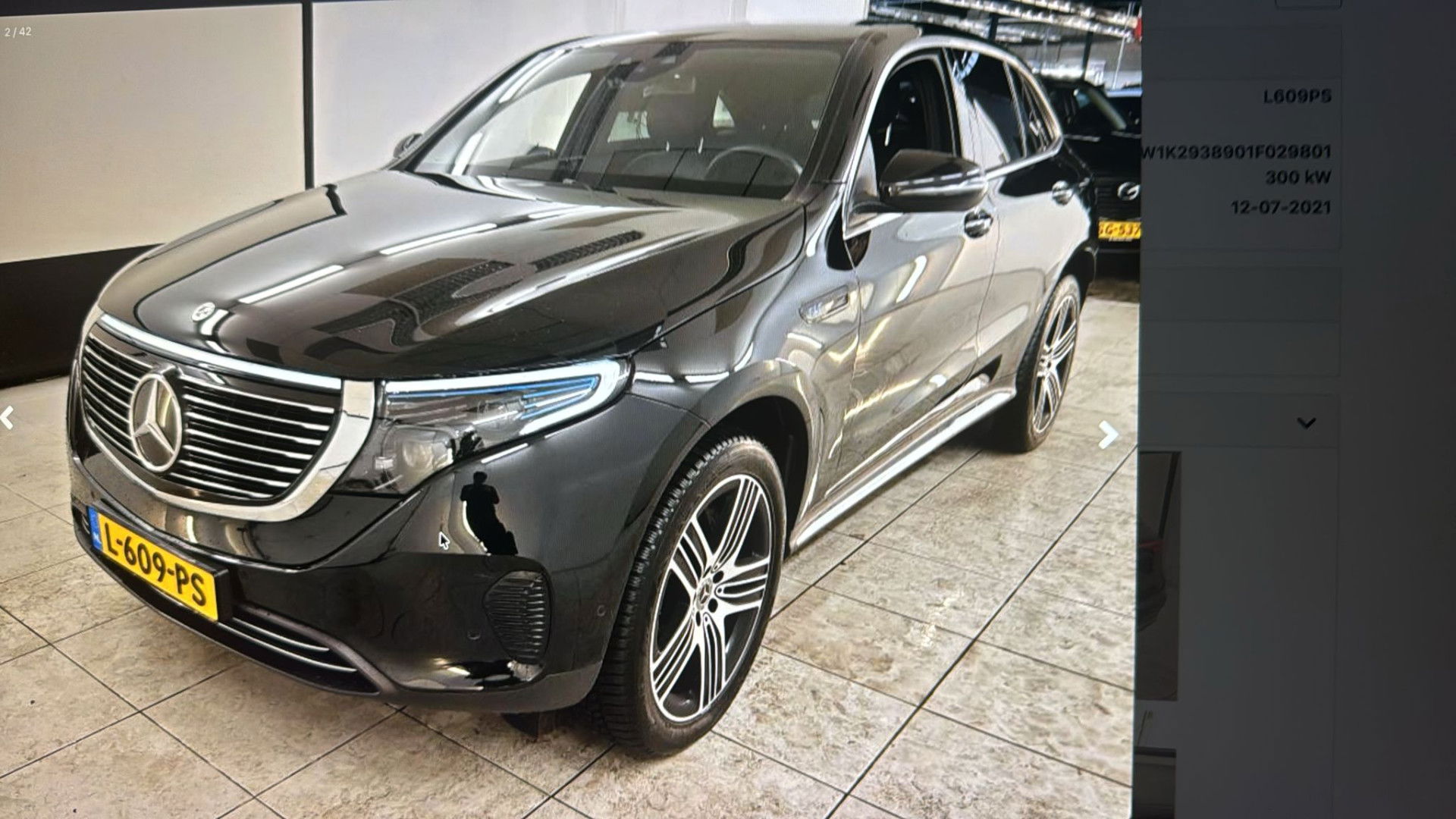 Foto van Mercedes-Benz EQC