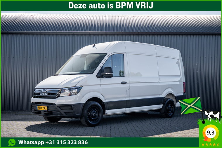 Foto van MAN TGE 2.0 TDI 140PK | L3H3 | Camera | Carplay | Cruise | Airco | Trekgewicht 3.0T