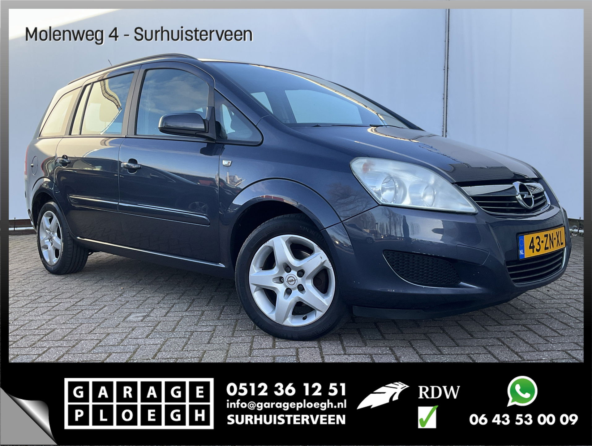 Foto van Opel Zafira