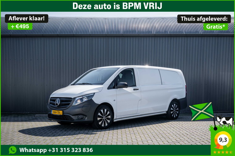 Mercedes-Benz eVito Tourer | 90KWH | WLPT 367KM | Volledig Elektrisch | SOH 97.5% | Camera | Navi | Stoelverw. | Airco | 3-Zits foto 1