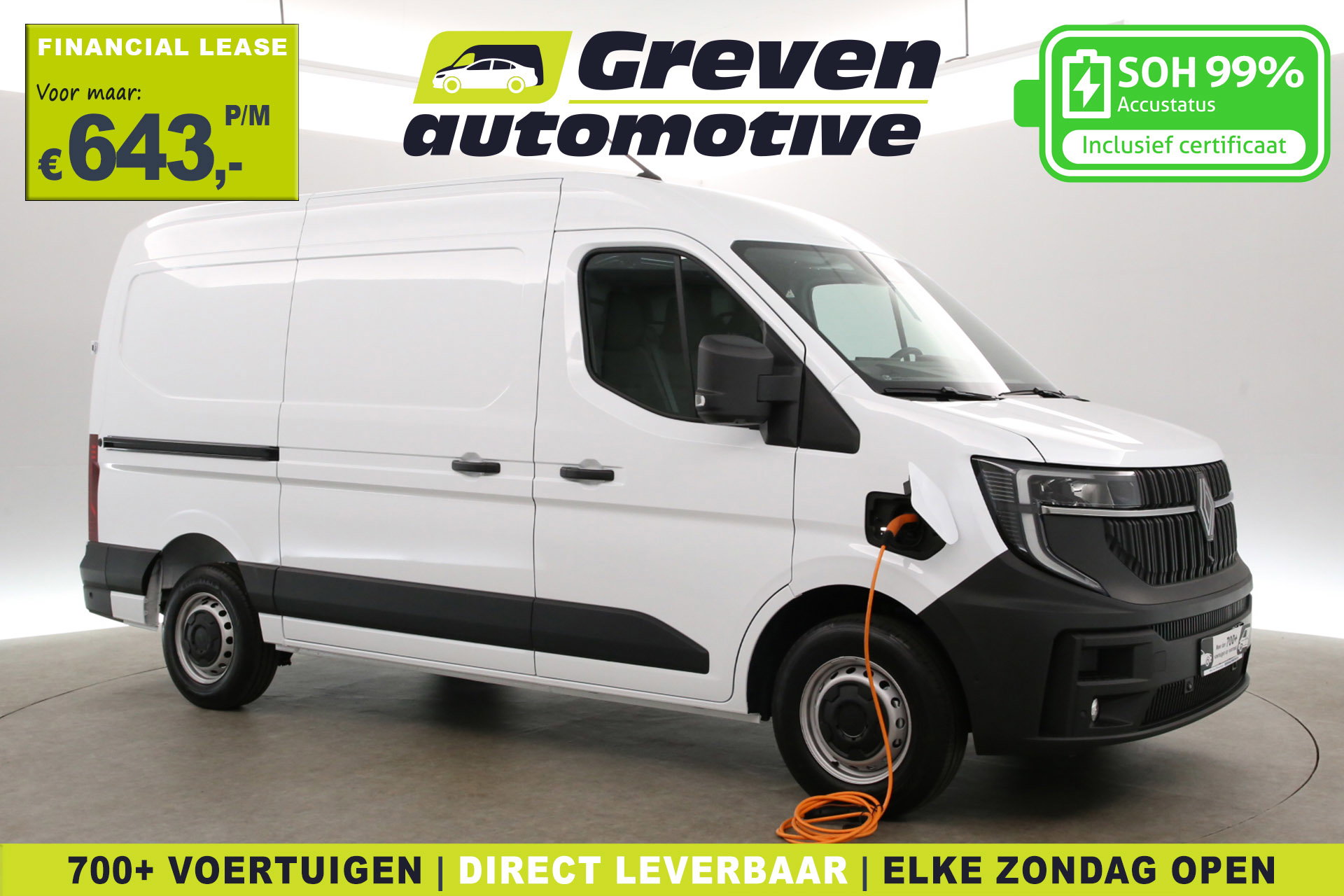 Renault Master E-Tech 3.5t Long Range 87 kWh L2H2