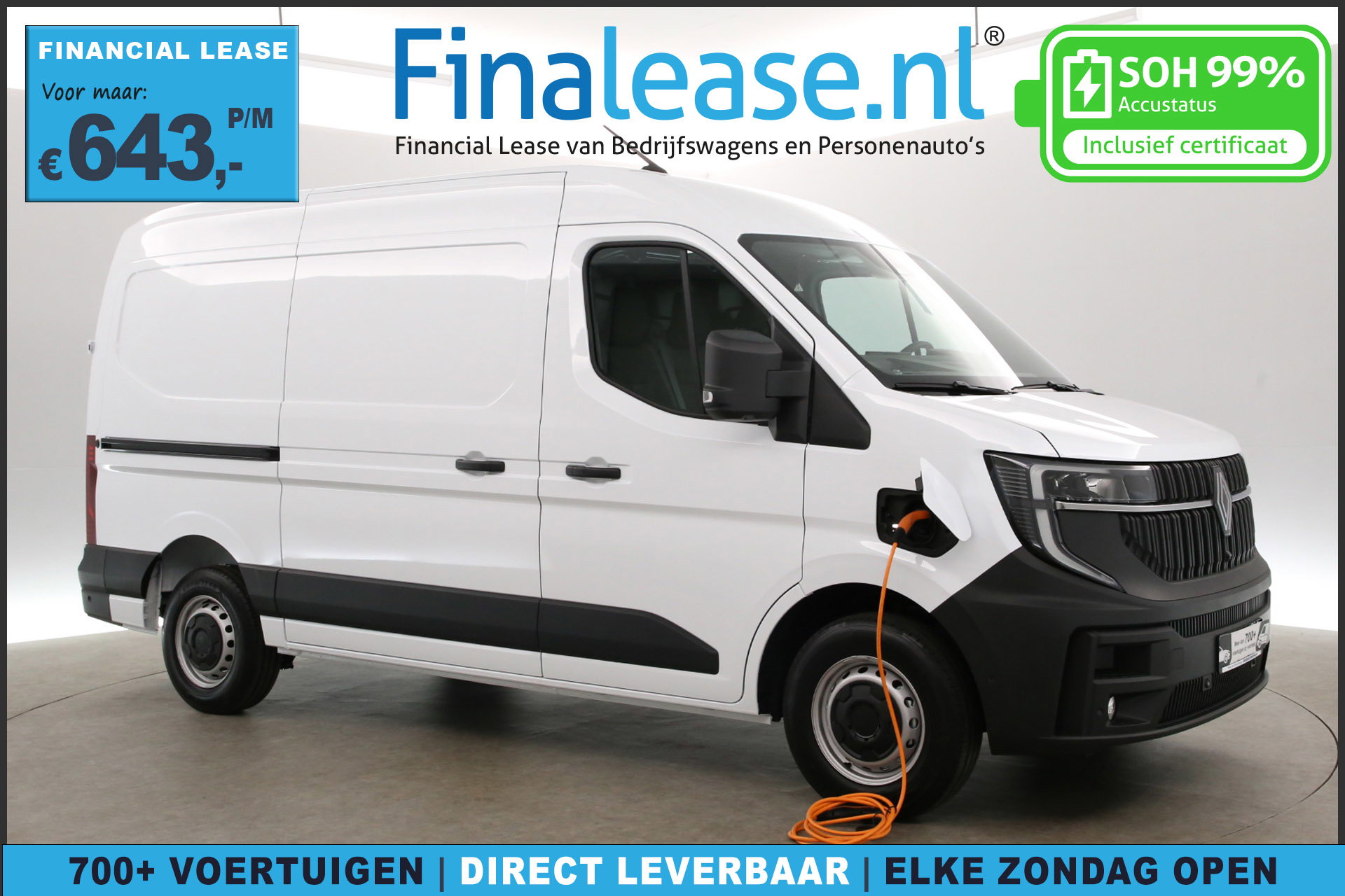 Renault Master E-Tech 3.5t Long Range 87 kWh L2H2