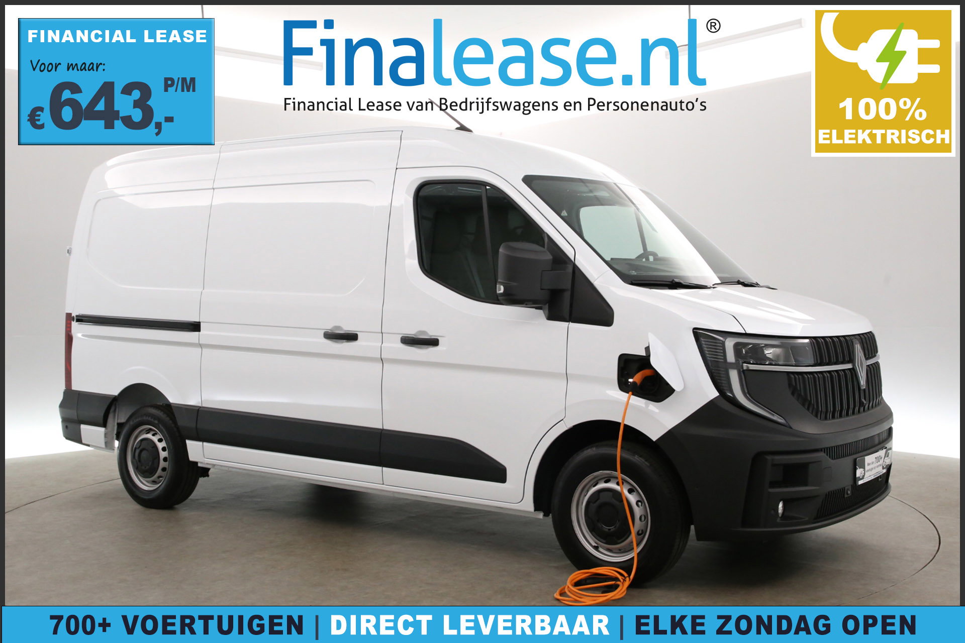 Renault Master E-Tech 3.5t Long Range 87 kWh L2H2