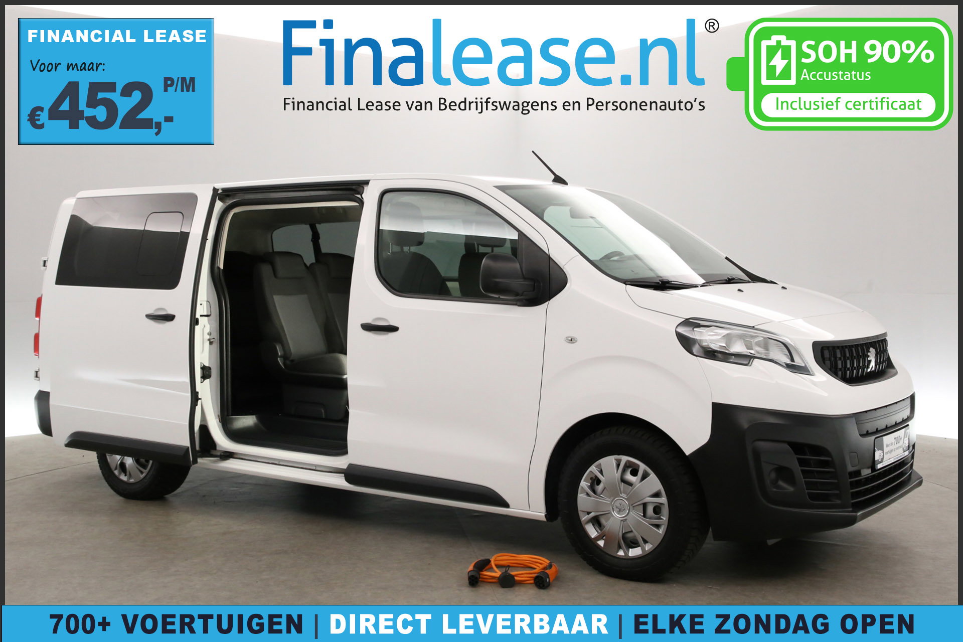 Peugeot e-Traveller Kombi 75 kWh L3H1 Long Range 8 Zits