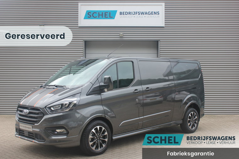 Ford Transit Connect 2018 tot heden (L2) dakrails aluminium zwart