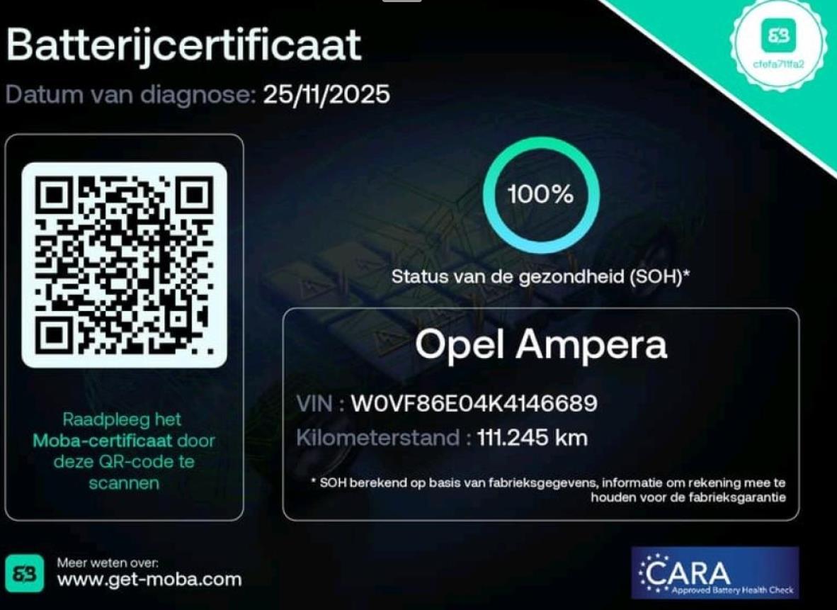 Foto van Opel Ampera-E