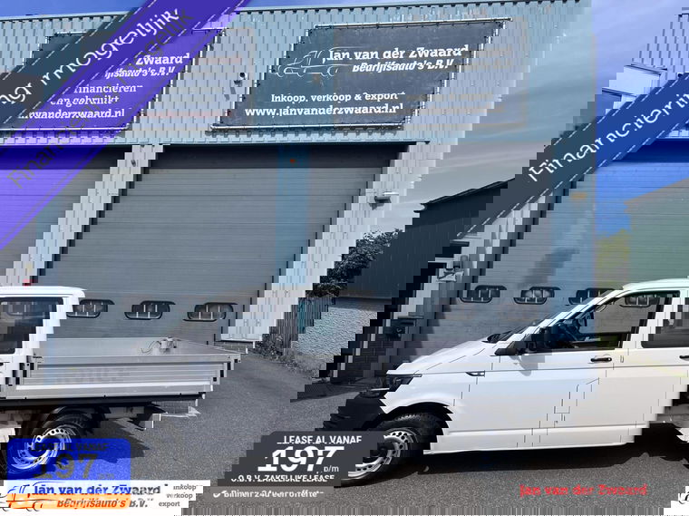 Foto van Volkswagen Transporter pick up openlaadbak